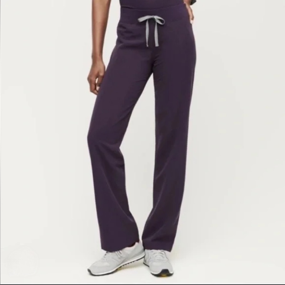 Figs scrubs Livingston pants SMALL TALL Purple Shadow